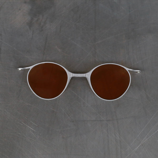 Rigards RG1038 Series Collection Detachable Double-Layer Plain Sunglasses RG-RG1038TI CLIP-GTSWY Antique Titanium Frame with Salmon Lenses
